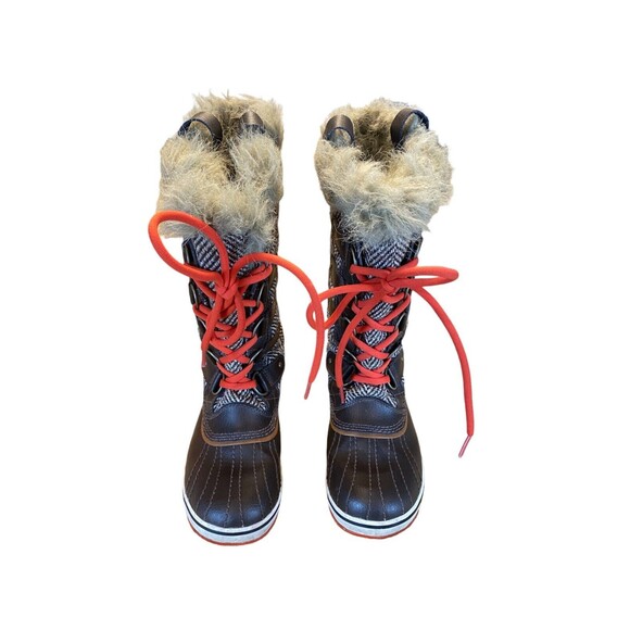 Sorel Black and Red Winter Boots - Picture 2 of 16